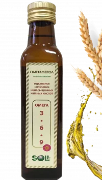 Органическое масло Омегаферол с чесноком